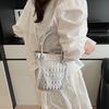 Bag Women's Hollow Bucket Bag Fashion Versatile Handbag Casual Shoulder Messenger Bag Commuter Bag