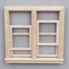 1:12 Dollhouse Miniature Window Sliding Windows Can Be Painted Furniture Model Decor Toy Doll House Accessories