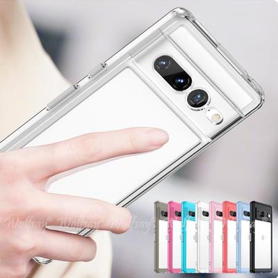 Θήκη για Google Pixel 7 Pro Σιλικόνη Διαφανές Περίγραμμα Αντικραδασμική TPU Θήκη Google Pixel 8 Pro 8A 7 Pro 7A 6A Θήκη Προστατευτικό Τηλεφώνου