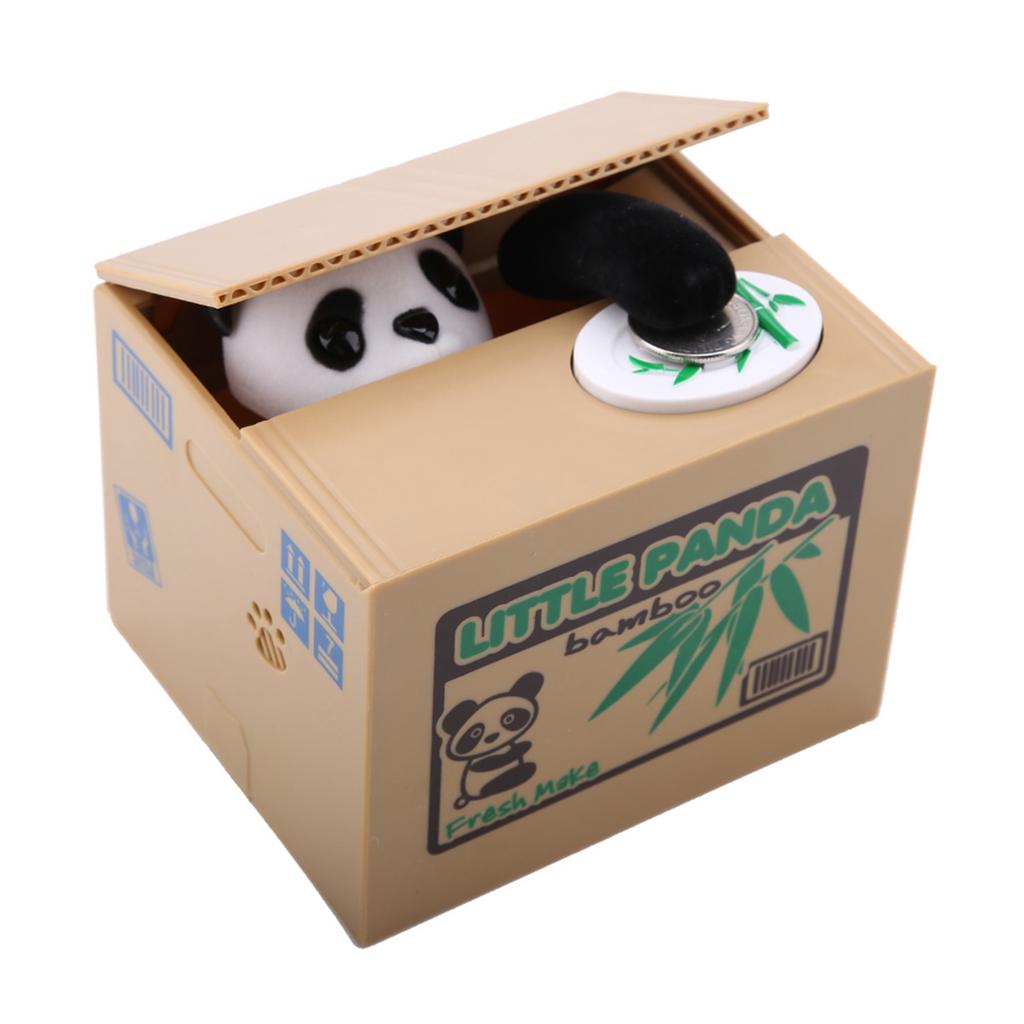 Lovely Cat Automatic Stealing Cat Cents Money Saving Box for Children ;#1: