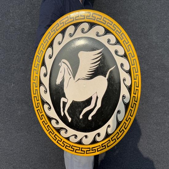 60.96cm Pegasus Authentic Shields Greek Hoplite Horse Battle Cosplay Shield Home Office Decor