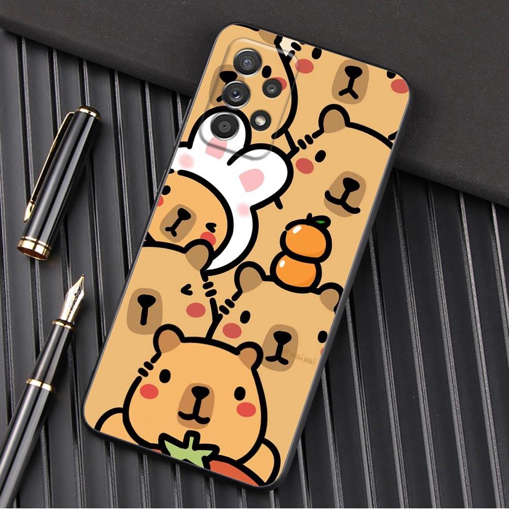 Capybara Niedliche Handyhülle Für Samsung Galaxy A57 A56 A37 A55 A36 A26 A54 A52 A35 A34 A25 A17 A16 A15 A07 A06 Weiche Silikonhülle