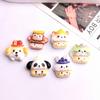 DIY Candy Toy Resin Accessories: Cartoon Puppy, Panda, Cat Cream Glue for Phone Cases.