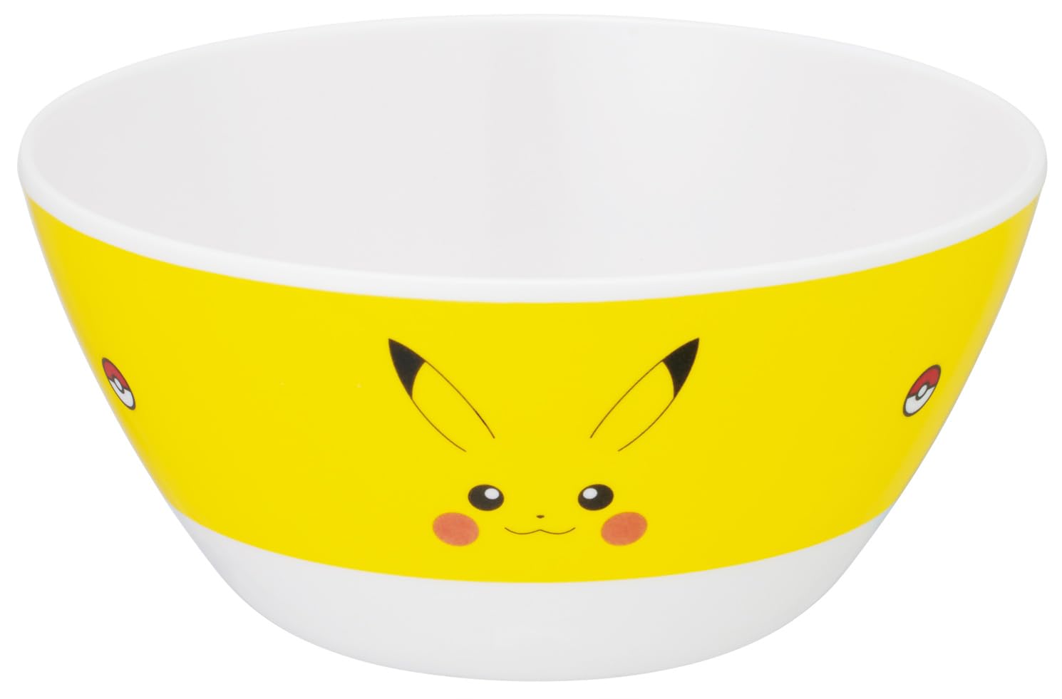 Skater Small Melamine Pikachu Bowl, 500ml, Pokémon Face, 25cm, MBL4P-A