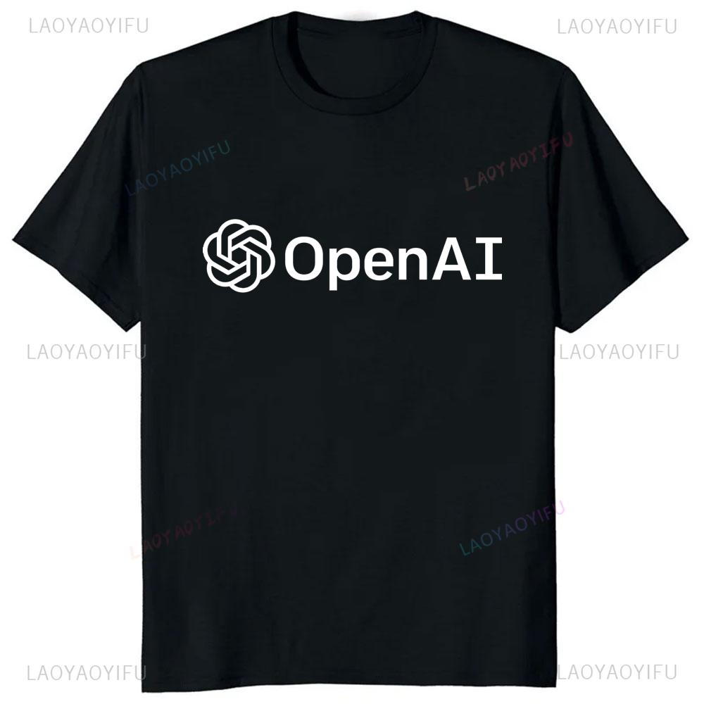 NEW Arrival OpenAI Programmer Coder Artwork Graphic Tshirt Chat GPT Developer Printed Streetwear Casual Fashion Style Man Tees