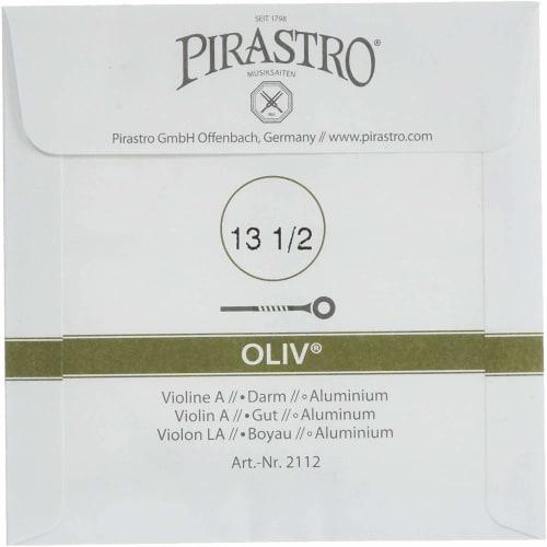 Pirastro Oliv Violin String, A-String, Gut, 4/4, Aluminum Wrap, 211241, Envelope