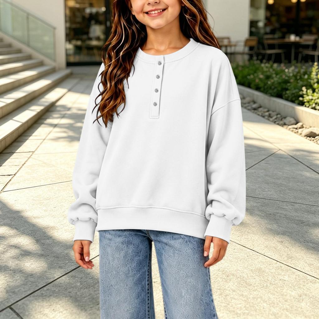 Boys and Girls Christmas Hoodie Sweatshirt Casual Comfortable Pullover Top for Holiday
