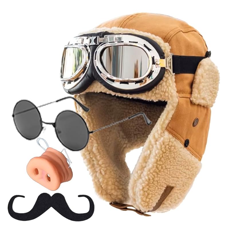 

[PLEAVIT] pig nose cosplay pig sunglasses set halloween disguise Goods costume Accessories (Type C)
