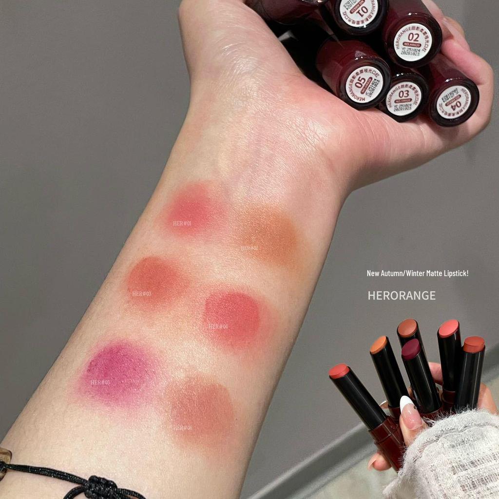 Sweet Shadow Matte Velvet Lipstick: Long-lasting, Non-fading Lip Glaze for a Brighter Complexion