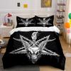 Goat Head with Pentagram. Bedding Sets Duvet Cover Sets Duvet Covers Pillowcases(1*Duvet Cover 2*Pillowcases Without Duvet Insert)