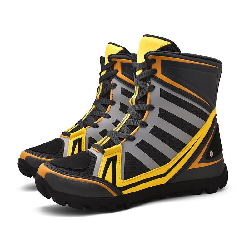Motorcycle Riding Boots Men Women All Season Off-Road Touring Racing Short With Enhanced Ankle Support