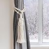 Bohemian Macrame Curtain Tieback, Decorative, Elegant, for Window, Patio, Cabana Or Bedroom.