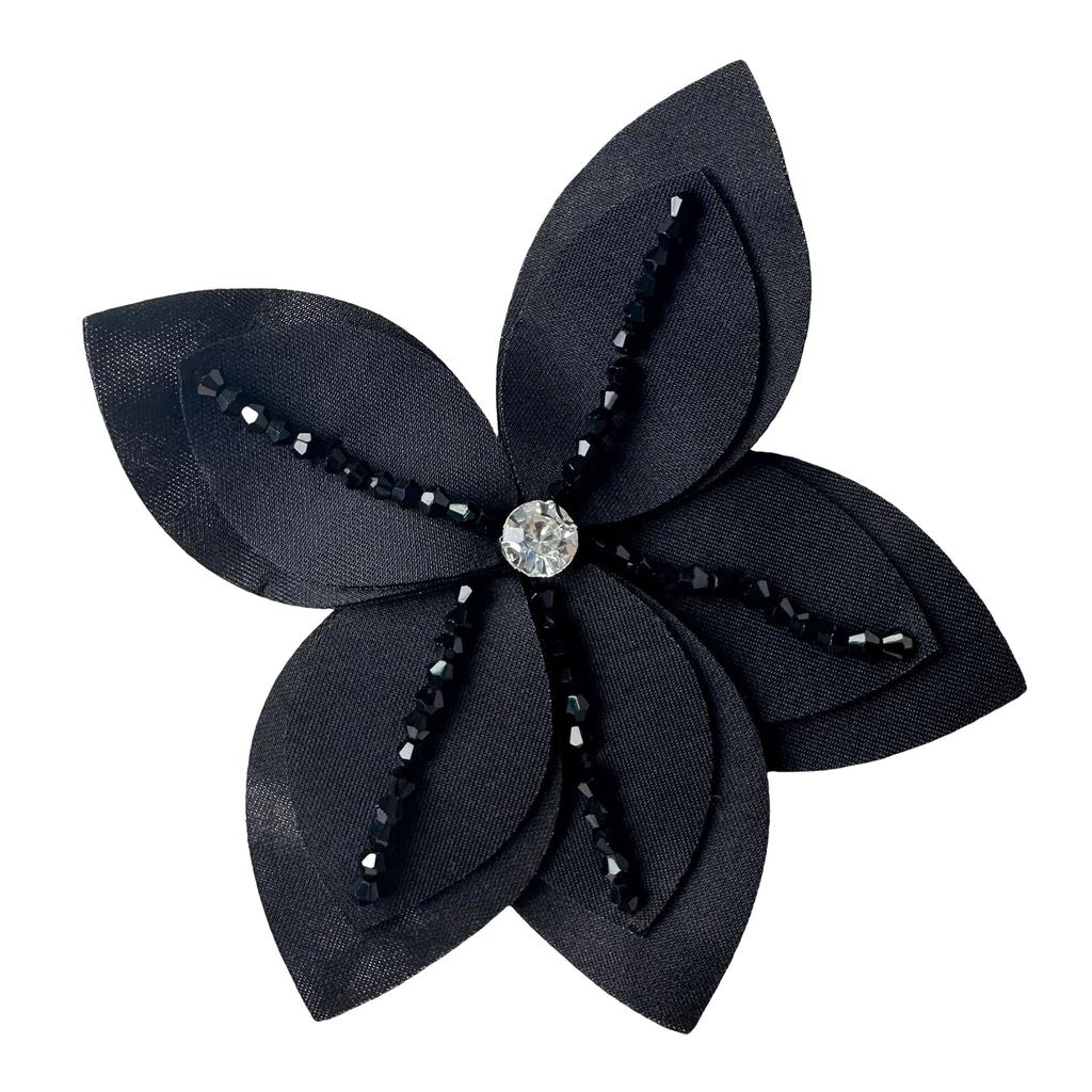 Camellia Snake Shape Brooch Fashion Women Brooch Elegant Cotton Lapel Pin for Casual Wear