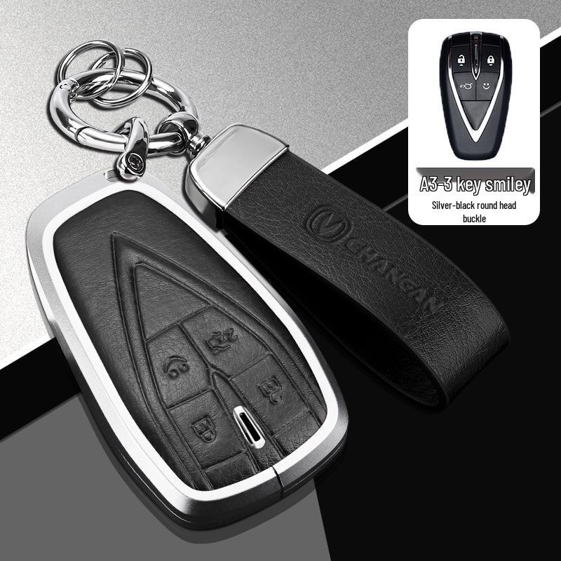 Changan Car Key Cover for Third Gen CS75 Plus, Yidong Plus, CS55, and CS35 Plus