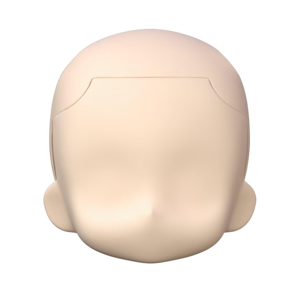 

YMY Obitsu Doll Random Blank Face Replacement Ball Jointed Doll Head Accessory for Scale Doll Body 30 Head, 1/12 (Milky White) белый