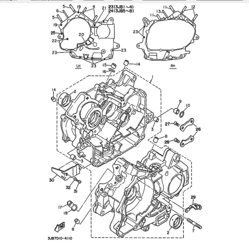 For Yamaha Vstar 650 XVS650 1998-2016 Virago 535 XV535 1987-2000 XV500 1992-1998 ID 44.5mm Crankshaft Plane Bearing