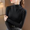 Bottom Shirt Women's Semi-turtleneck New Women's Clothing Age-reducing Autumn and Winter Inner Waist Top