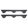2PCS Stove Gap Filler Stainless Steel Easy Cleanup Black Stovetop Counter Gap Guard for Kitchen
