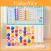 Wooden Fruit Bead Sorting Toy For Kids Educational Color Matching Learning Game