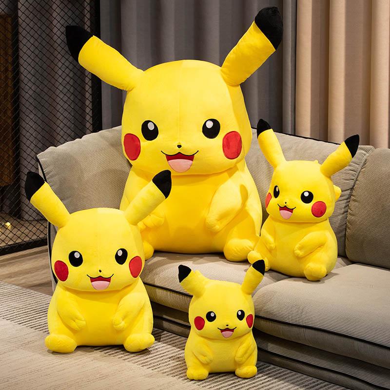 Big Size Pikachu Plush Toy Stuffed Anime Pikachu Plushies Sleeping Doll Birthday Gifts