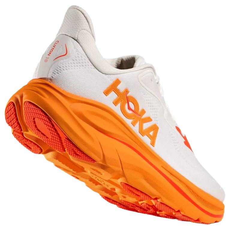 New HOKA ONE ONE Clifton 10 Frost Orange Zest Women's 1162031-FGZ