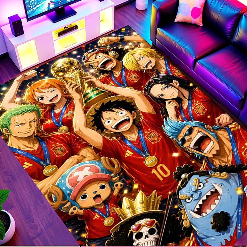 One Piece Print Rug, Washable Floor Carpet, For Entryway Dorm Laundry Room Office Study, Home Decor Birthday Christmas Gift