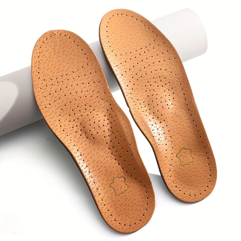 Arch Support Insoles for Men and Women - PU Orthopedic Cushioned Insoles, Flat Feet Correction Inserts for Casual & Dress Shoes