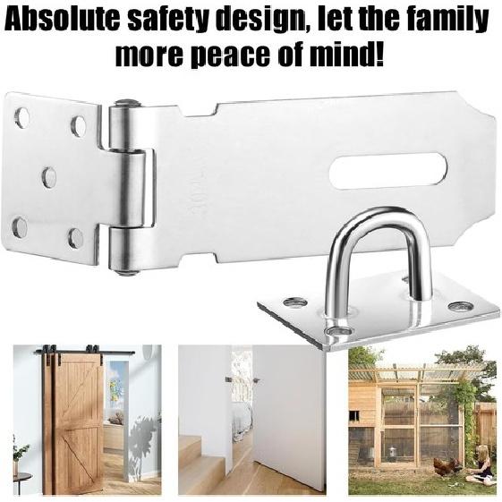 Door Latch Hasp Lock Hasp Door Latches Gate Latches Lock Latch Heavy Duty Pad