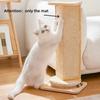 Natural Sisal Cat Scratcher Mat Cat Scratch Mats Horizontal Cat Floor Scratching Pad Rug Protect Couch and Carpets