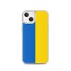 Coque Téléphone – Drapeau De l'Ukraine – Compatible iPhone 13 – Étui Souple – Résistant Et Antichoc - Silicone - Pixelforma