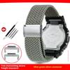 Für Casio G-SHOCK DW-5600 GW-B5600 GM5600 GW-M5610 GA2100 Uhrenband Herren Damen Gewebtes Nylon Camouflage Canvas Uhrenarmband Armband