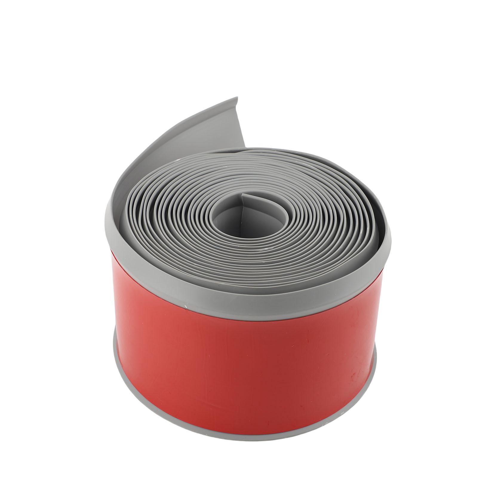 Wall Base Baseboard Trim PVC Self Adhesive Flexible Baseboard Trim Peel and Stick Design 10cm Wide 2mm Thick