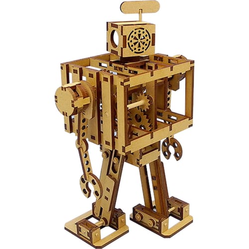 

Kobaani Model Studio Rubber-Powered Bipedal Boardbot Unit 1 Wooden Assembly Kit SP-002