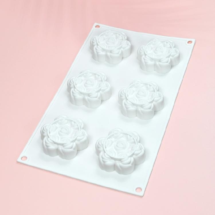 Bloomings Flower Silicone Molds Fondants Chocolate Molds DIY Mousse Cake Molds