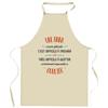 Tablier De Cuisine - Une Anna Aussi Géniale - Impression Bretonne - Coton Épais Résistant - Liens Ajustables