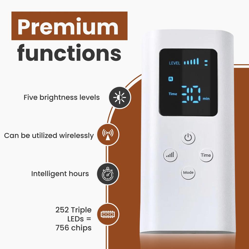 Mvolo LED Face mask - red light therapy - beauty - relaxation