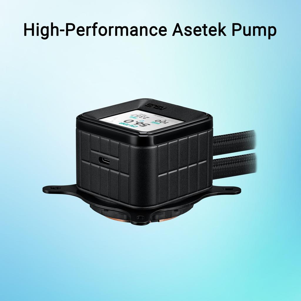 ASUS 360mm AIO CPU-Kühler mit Wasserkühlung und ASUS PRIME LC 360 ARGB LCD Japanischer All-in-One (Autorisierter Händler)