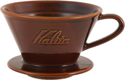 Kaffeefilter, Mino Ware, Ausgezeichnete Wärmespeicherung, Keramik, für 2-4 Personen, DACHI MI 185 Filter, Glänzend Braun #02113, Wave Serie, Hergestellt in