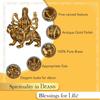 100% Pure Brass Durga Maa Idol (Size: 12.8 Cm) | Durga MATA Murti for Home Decor & Puja Room | MATA Rani Murti for Office Desk |