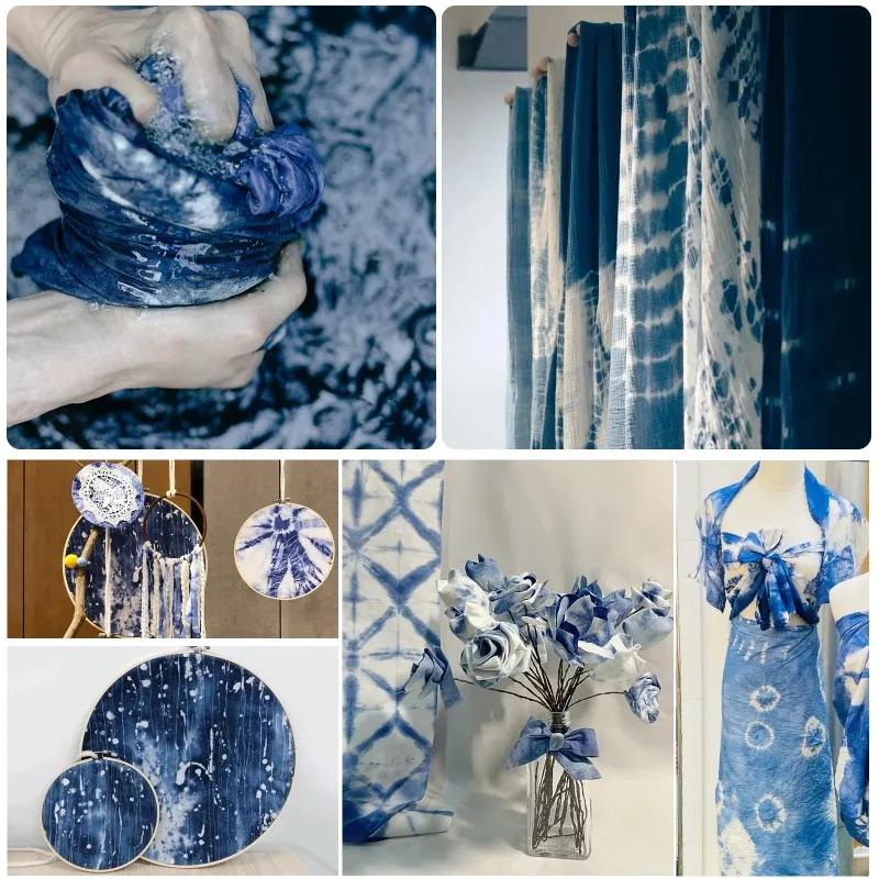 24 Colors 10g Fabric DIY Tie Dye Powder Color Change Free Cooking Color Dye For Fabric Bag Clothes Suit Dye Fabric Decorating