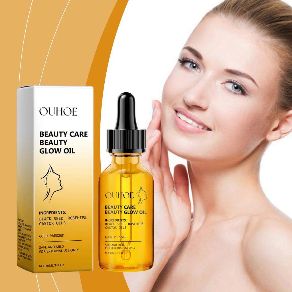 Hydratační esenciální olej na obličej, zjemňující, rozjasňující a blednoucí, blednoucí, jemné vrásky, esenciální olej, zlepšující elasticitu pleti