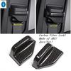 Carbon Fiber Car Lift Button / Lights Control / Water Cup Holder Cover Trim For Mercedes-Benz C CLASS W205 C200 C260 2015 -
