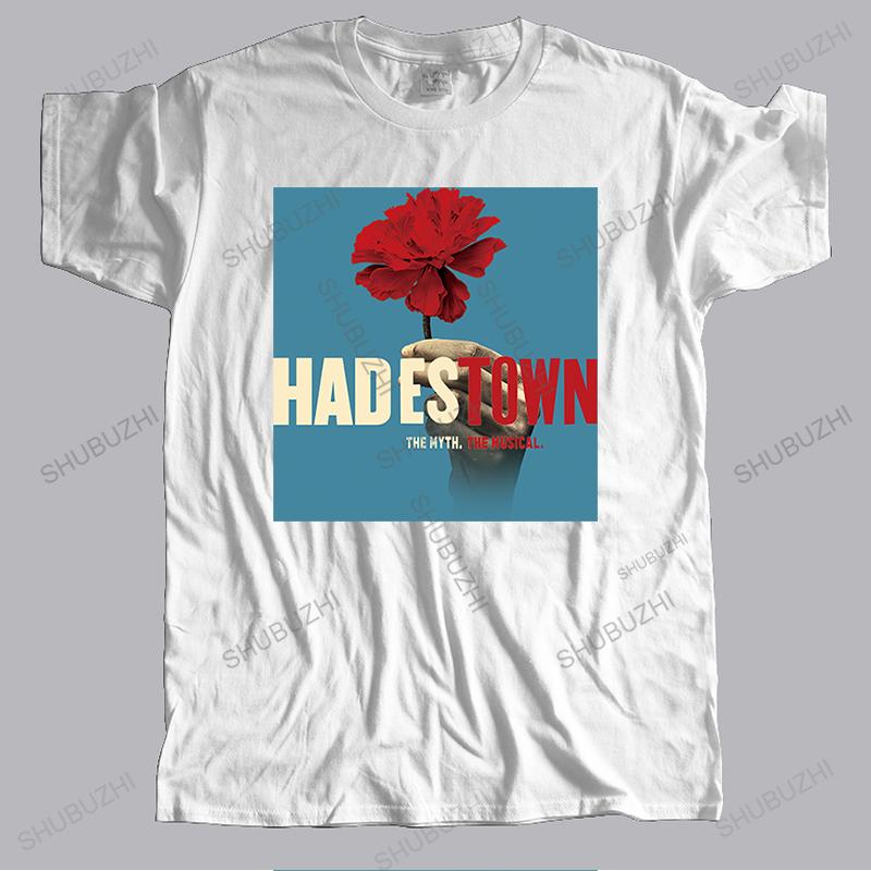 Unisex Luxury Vintage T Shirt Short Sleeve Hadestown The Broadway Musical Logo Cotton Fashion Tshirt For Him Plus Size Teeshirt