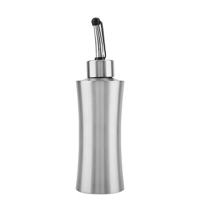 250ml Edelstahl Ölflasche Auslaufsicher Saucen Essigflaschen Küchenspender(ZU)