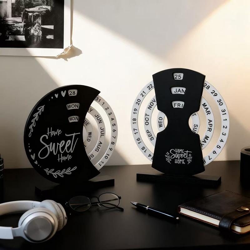 Fashionable Creative Ferris Wheel Calendar Ornament Rotatable Office Desktop Ornament Give Good Friend Remembrance Gift