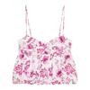Zaprha 2025 New Sexy Sweet Cutout Embroidered Printed V-neck Strap Tops Female Outwear 2157048