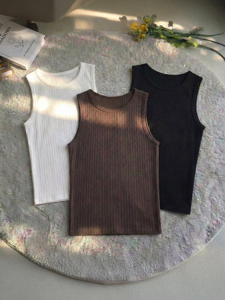 Men's Summer Quick-Dry Ice Silk Sports Vest - Breathable, Loose Round Neck T-Shirt