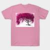 T Shirt Women Pink Plum Park Harajuku Print Kawaii Tshirt Summer Short Sleeve Female T-Shirt Top Tee