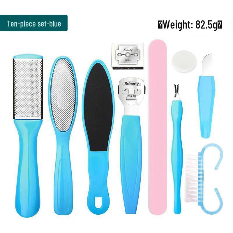 

Набор для педикюра 8-в-1 из нержавеющей стали: Пемза и шлифовальная машинка для удаления мозолей и ухода за ногами.