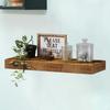 Shelf for Wall Mounted Wood Shelf,Decorative Rustic with Invisible Bracket Bedroom Nursery